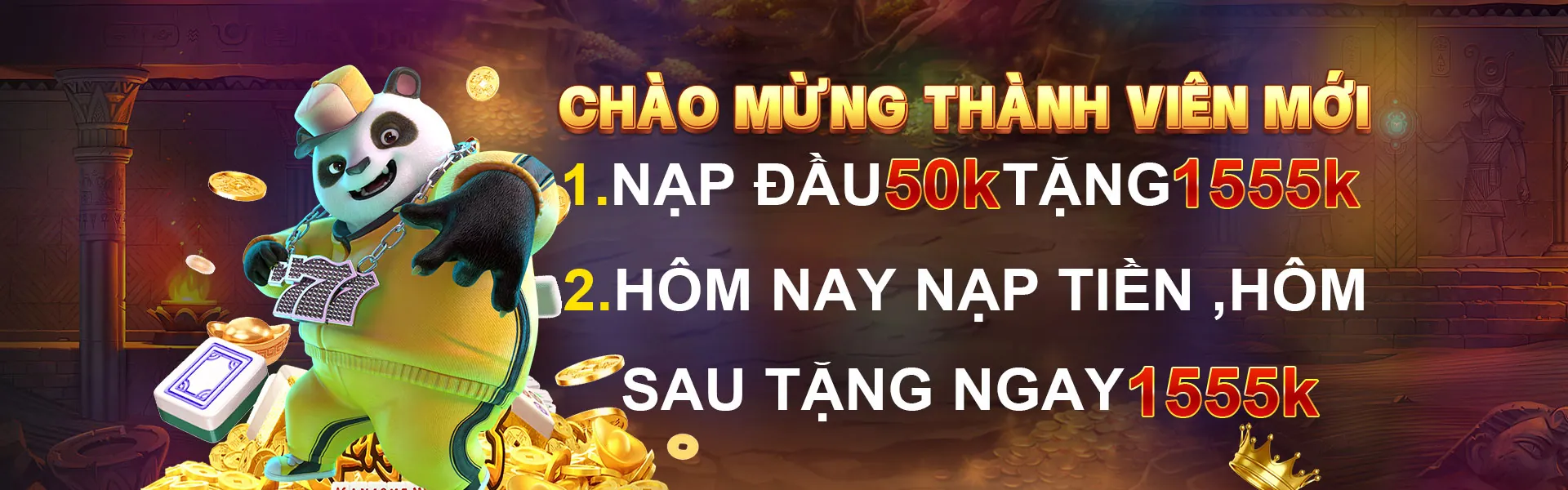 Hình ảnh khuyến mãi C1668 Đăng Nhập với tiền vàng và hiệu ứng ánh sáng rực rỡ